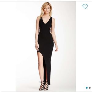 NWOT Stella & Jamie Rues V-neck Maxi dress w/slits